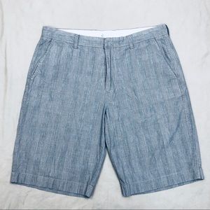 J. Crew Men's Chinos Gray Plaid Shorts Size 34”